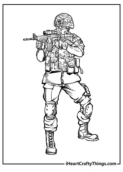 Free Online Army Coloring Pages