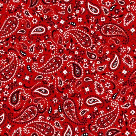 Red Bandana Print yardage - 840035987842