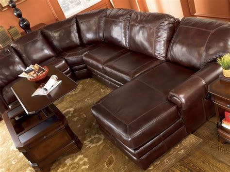 Ashley Furniture Leather Sectional - Odditieszone