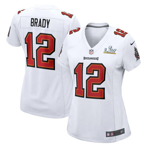 Women's Tom Brady #12 Tampa Bay Buccaneers White 2021 Super Bowl LV ...