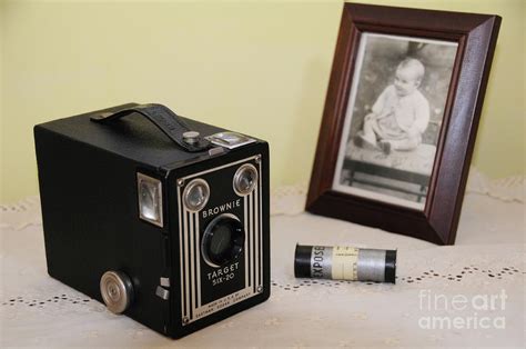 Vintage Kodak Brownie Box Camera Photograph by Rodger Painter | Fine ...