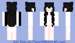 black hair base Minecraft Skin