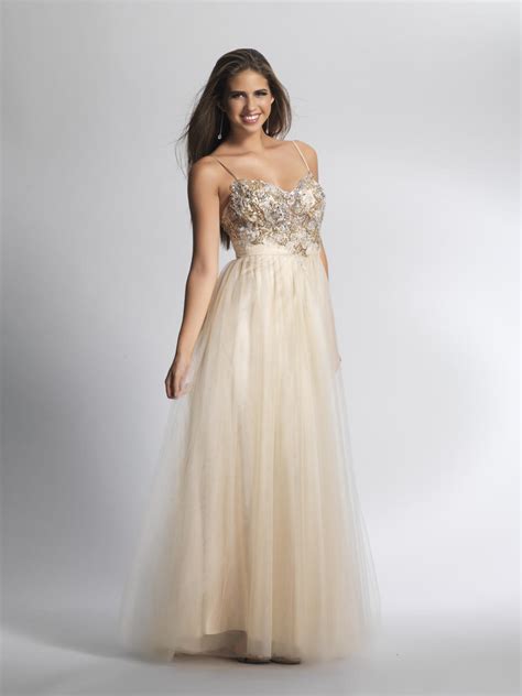 Champagne Prom Dresses | DressedUpGirl.com