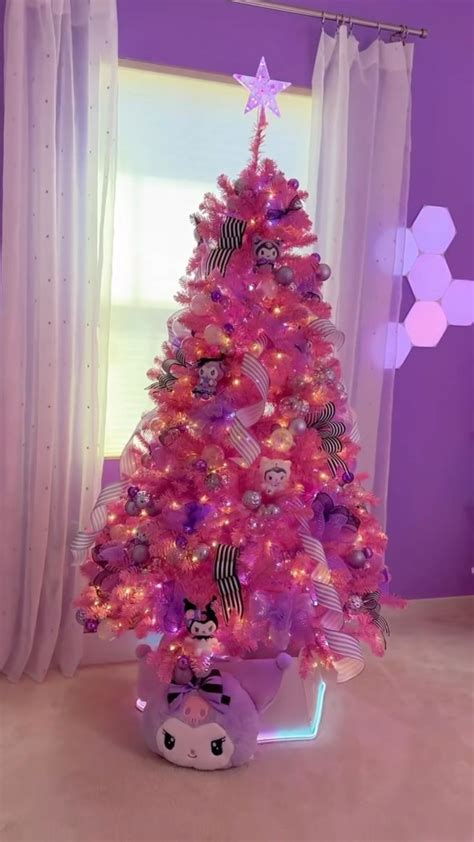 Kuromi Christmas Tree 🌲💜 | Christmas tree, Christmas, Tree