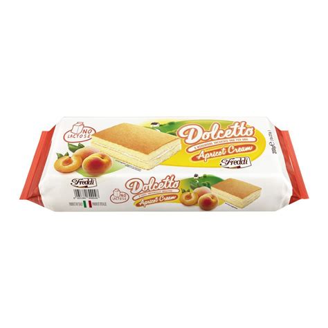 Buy Freddi Dolcetto Apricot Cream Mini Cake, 8-Pack, 200g Online at Special Price in Pakistan ...