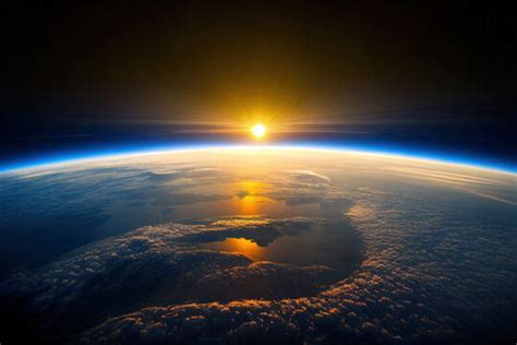 Sun Rise Over Earth Hd