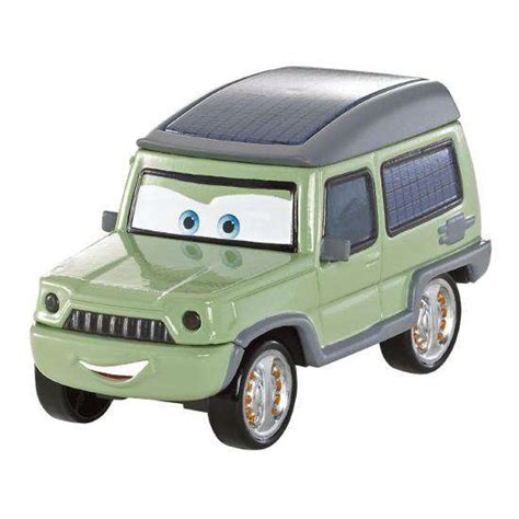 Disney Pixar Cars Cars 2 Lights Sounds Miles Axlerod 155 Diecast Car Mattel Toys - ToyWiz