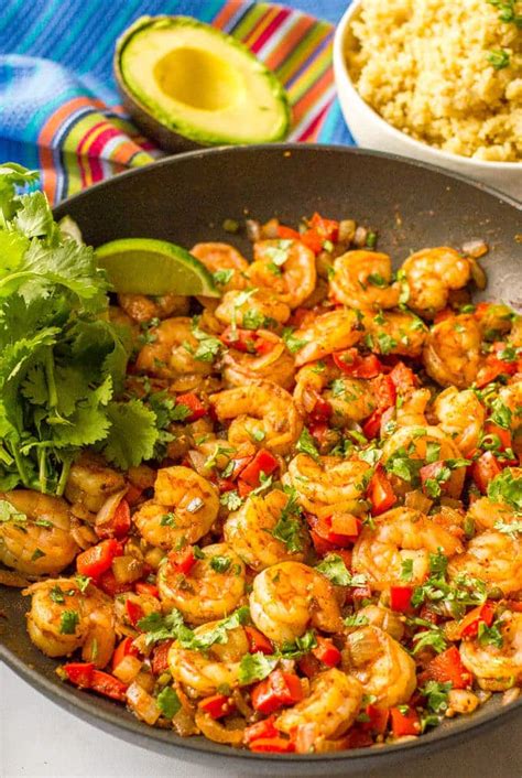 Quick + easy Mexican shrimp skillet - Family Food on the Table