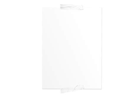 cartel blanco liso aislado 12628103 PNG