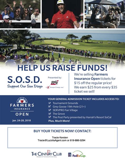 2018 Farmers Insurance Open Golf Tournament - Torrey Pines Discounted ...