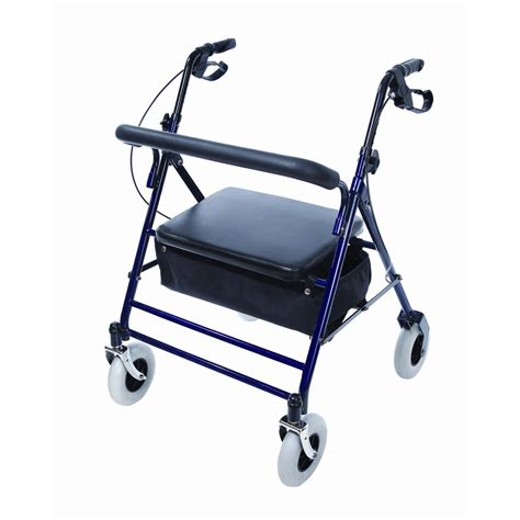 Essential Medical Endurance HD Heavy Duty 4 Wheel Rolling Walker | Medical supplies, Durable ...