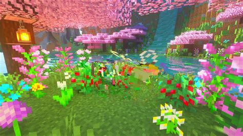 Cherry Blossom Grotto Mod (1.19.2, 1.18.2) - New Thematic Features - Mc-Mod.Net