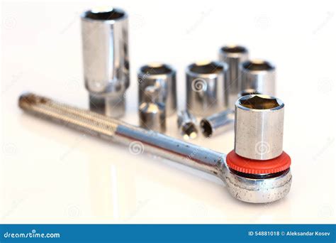 Socket spanner set stock photo. Image of capable, combination - 54881018