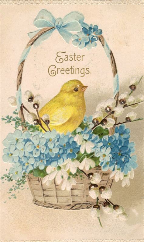 Vintage Easter Postcards | love this beautiful angel sincerely lynn | Vintage easter printables ...