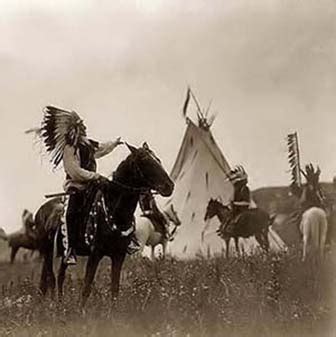 The Cheyenne tribe of Native American Indians