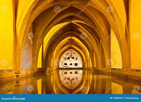 Baths of Lady Maria De Padilla Alcazar Seville Stock Image - Image of padilla, seville: 12030367