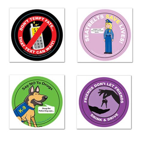 Safety Fun Stickers - Design 1