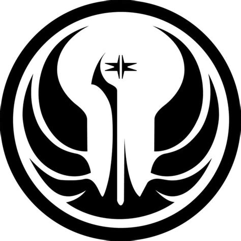 Star Wars Old Republic Jedi Order Logo Vinyl Sticker window