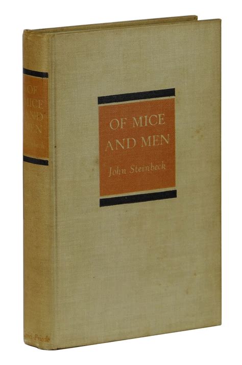 Of Mice and Men by John Steinbeck - First Edition - 1937 - from ...