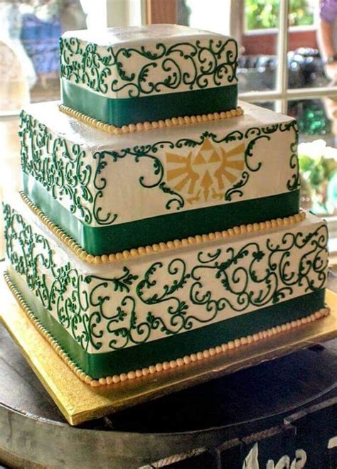 471 best Zelda Wedding Theme images on Pinterest | Custom jewelry, Zelda ring and Gamer wedding cake