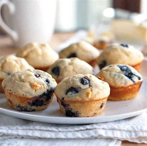 White Chocolate Blueberry Muffins Recipe - Pinch of Yum