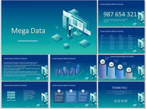 Free Mega Data PowerPoint Template and Google Slides Theme