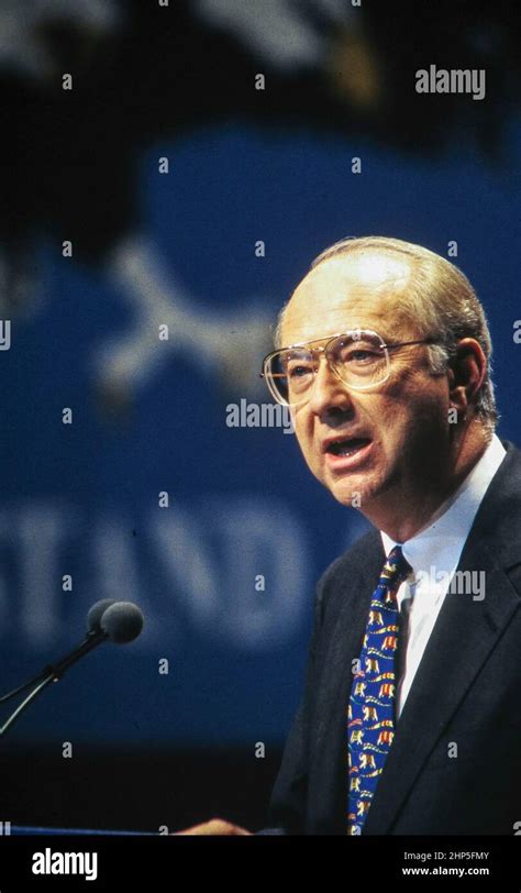 Dallas Texas USA, 1992: U.S. Sen. PHIL GRAMM of Texas speaks at a Ross Perot rally at Reunion ...