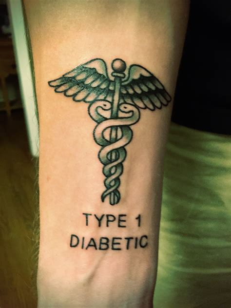 medical alert tattoo type 1 diabetes - Kristle Angel