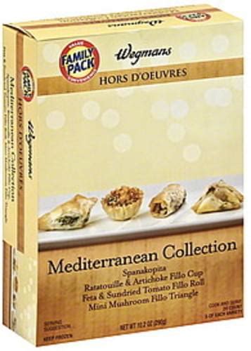 Wegmans FAMILY PACK Mediterranean Collection - 20 ea, Nutrition Information | Innit