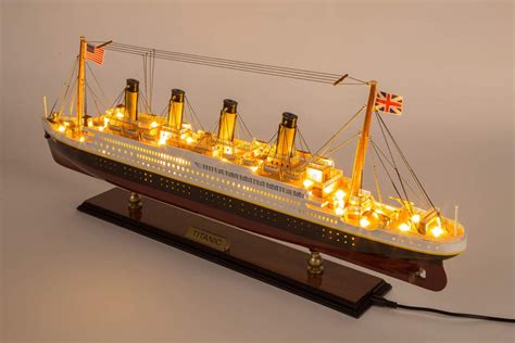 Buy Titanic Model Ship with LED Lights 23.6" - RMS Titanic Boat Model ...