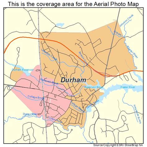 Aerial Photography Map of Durham, NH New Hampshire