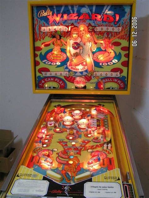 BALLY PINBALL WIZARD PINBALL MACHINE