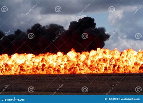 Wall of fire stock photo. Image of accident, abstract - 14358488