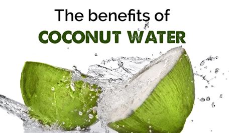 Benefits Of Coconut Water Pic - health benefits