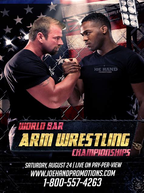 World Bar Arm Wrestling Championship set for August 24 in Las Vegas