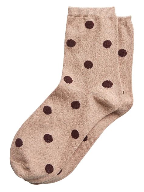 Metallic Polka-Dot Crew Sock | Best $25 and Under Gifts From Banana Republic | POPSUGAR Fashion ...