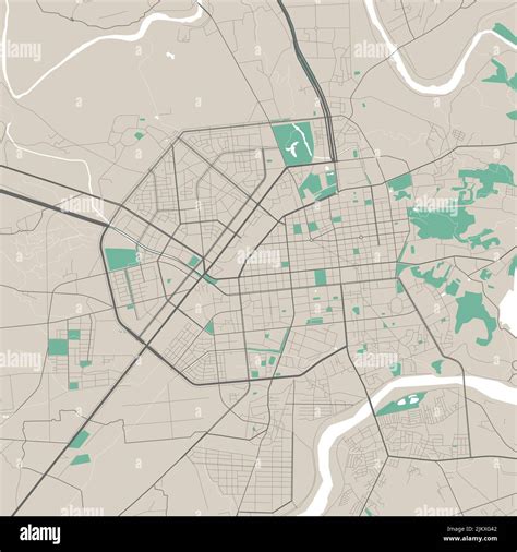 Vector map of Chiayi, Taiwan. Urban city in Taiwan, Asia. road map poster illustration. Chiayi ...