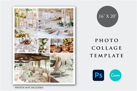 16x20 Photo Collage Template Graphic by KaramelaDesign · Creative Fabrica