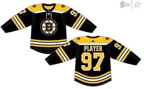 Boston Bruins Uniform - Dark Uniform - National Hockey League (NHL ...