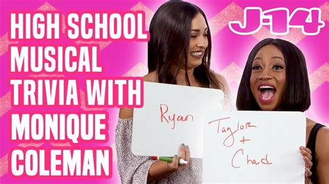 DCOM High School Musical Trivia With Monique Coleman - YouTube