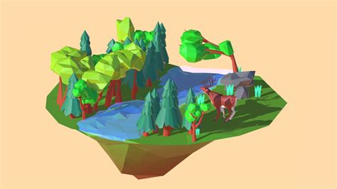 Low poly forest - Download Free 3D model by konstaintin [1d0772b ...