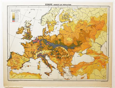 Population Density Map Europe