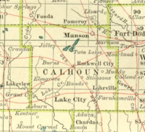 1897 Century Atlas of the State of Iowa