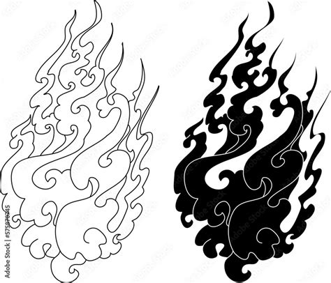 Japanese Fire Tattoo Designs