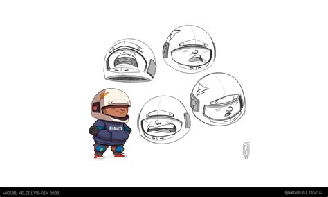 MIGUERU ART - Wooden Go kart (Character design)