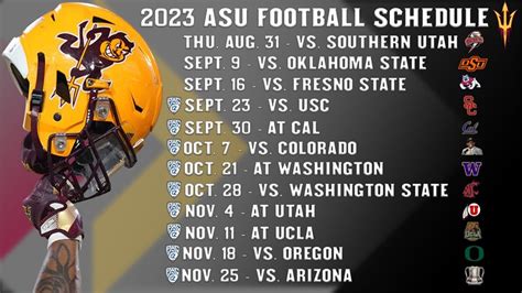 Colorado vs. Arizona State - October 7, 2023 6:30 PM on PAC-12 Networks