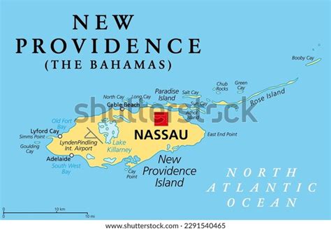 New Providence Island Political Map Nassau Stock Vector (Royalty Free) 2291540465 | Shutterstock