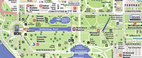 Map Of Washington Dc Landmarks - London Top Attractions Map