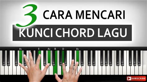 3 Cara Mencari KUNCI CHORD Dasar Lagu, berdasarkan suara atau melodi | Belajar Piano Keyboard ...