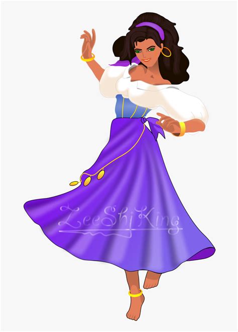 Princess Esmeralda By Zeeshik - Esmeralda The Hunchback Of Notre Dame Characters, HD Png ...